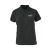 Funktions-Poloshirt Damen Schwarz
