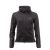 Kapuzenpullover Powerfleece Damen Schwarz