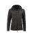 Pilefleece Hood Schwarz Damen