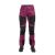 Hose Active Stretch Damen, kurz Fuchsie