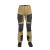 Hose Active Stretch Damen, kurz Khaki