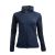 Kapuzenpullover Powerfleece Damen Marineblau